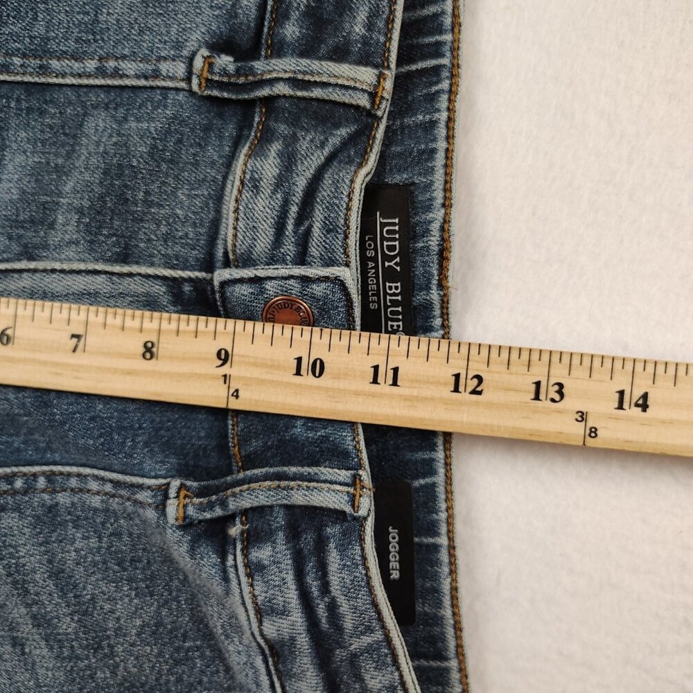 Judy Blue Jogger Denim Jeans Womens 5/27 High Waist Pocket Stretchy - Picture 11 of 11